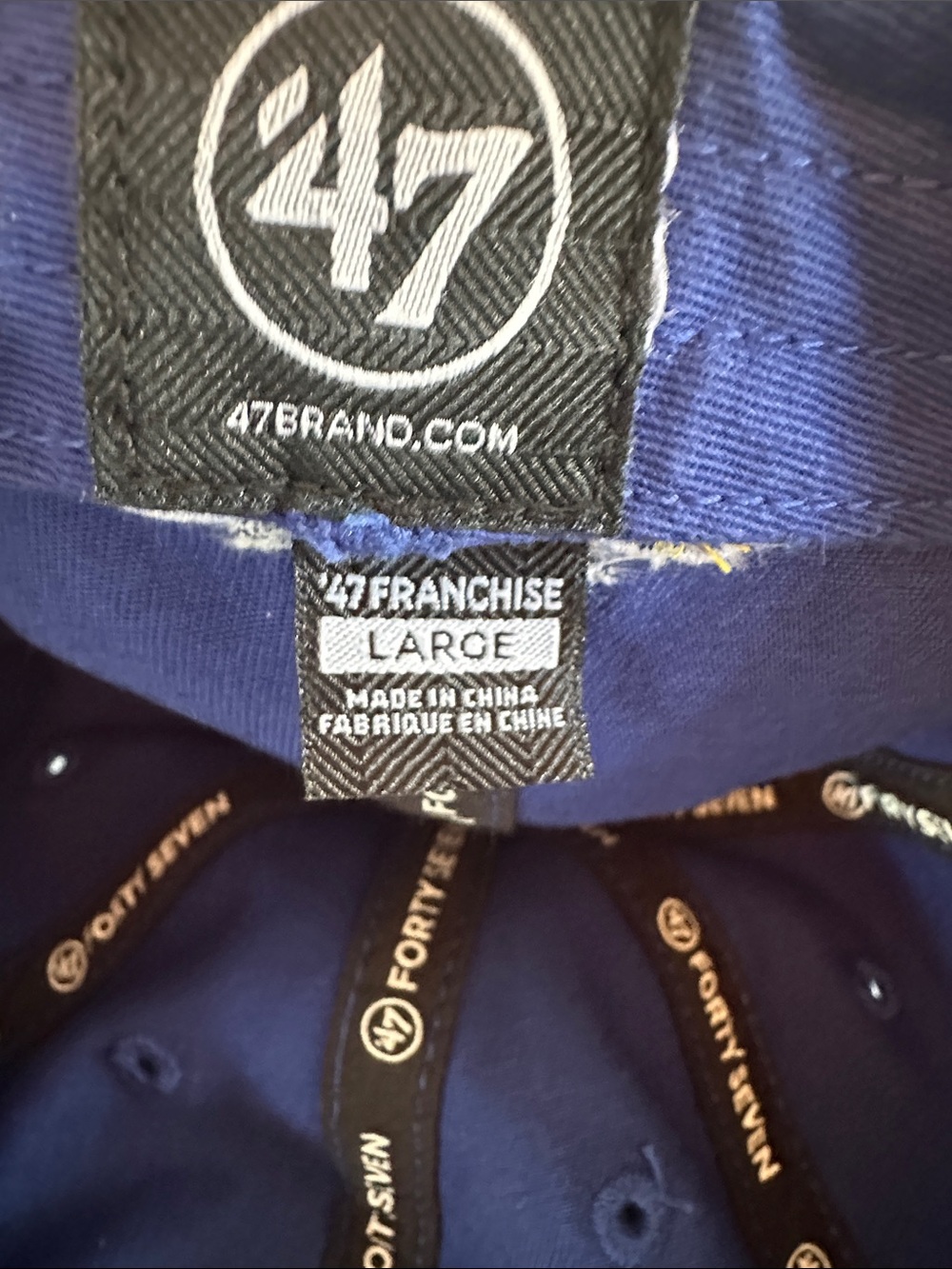 '47 fitted Biscuits hat NEW - Picture 5 of 5